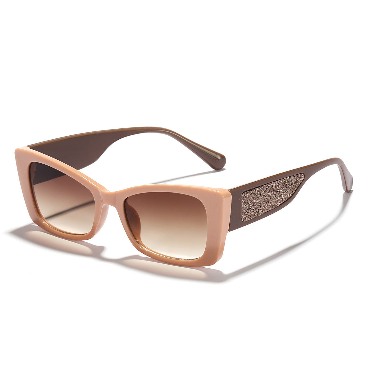 Wholesale PC Cat's Eye Small Frame Wide Leg Shaped Unisex Sunglasses